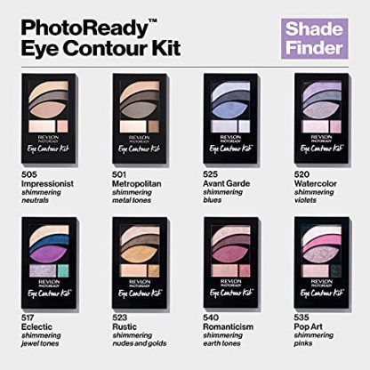Vibrant Eye Contour Kit with Wet/Dry Shades & Dual-Ended Brush - Image 6