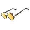 B2 Brown Frame/Golden Lens