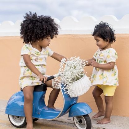 Adorable Organic Cotton Tunic & Shorts Set for Baby Girls - Image 4