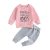 Letter Print Pink