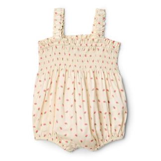 Luxurious Cotton Sateen Sleeveless Romper for Baby Girls