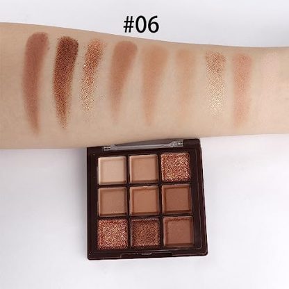 Neutral & Nude Eyeshadow Palette - Long-Lasting & Blendable - Image 5