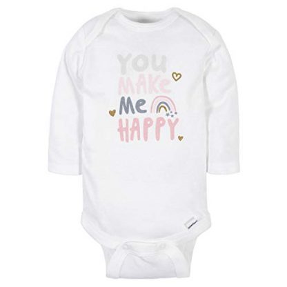 Baby Girls' 6-Pack Long-Sleeve Onesies Bodysuits - Image 2