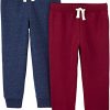 Burgundy Heather/Navy Heather