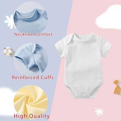 Personalized Newborn Essentials Bodysuit Set - Image 3