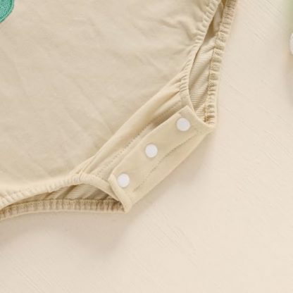 "New to the Club" Golf-Themed Baby Boy Sweatshirt Romper - Image 6
