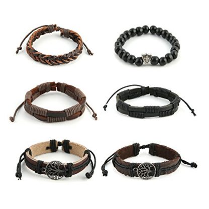 Genuine Leather Tree of Life Tribal Bracelet - Image 3