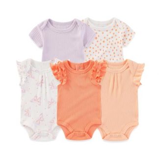 Versatile Four-Season Baby Bodysuits - 5-Pack