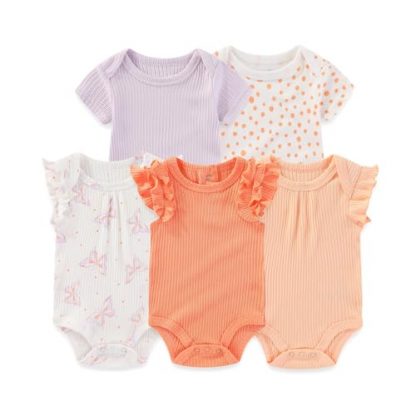 Versatile Four-Season Baby Bodysuits - 5-Pack