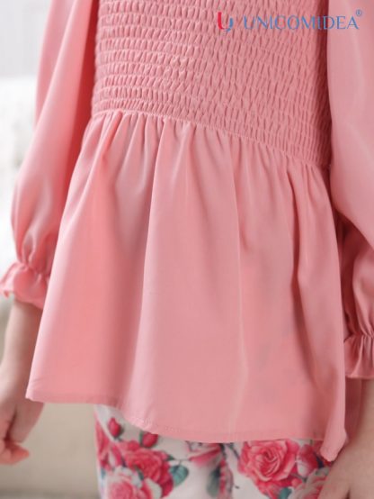 Enchanting Floral Flare Outfit for Little Girls - Image 7
