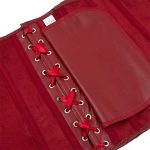 Women's Faux Leather Steampunk Corset Top - Image 5