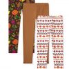Harvest Fair Isle/Brown/ Fall Pumpkin 3-pack