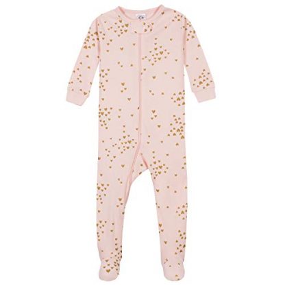 Sweet Dreams 4-Pack Baby Girl Footed Pajamas - Image 2
