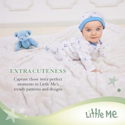 Cozy Cotton Footie Sleeper for Baby Girls - Image 6