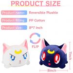 Reversible 8'' Cat Plush Doll - Double-Sided Mood Flip Toy - Image 3