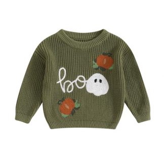 Adorable Pumpkin Patch Crewneck Sweater for Toddlers