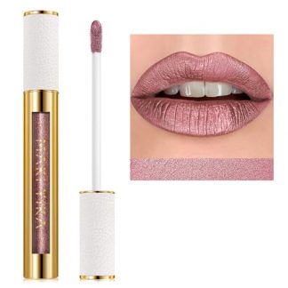 Lustrous Pink Metallic Lipstick - Long Lasting, No Smudge, No Transfer