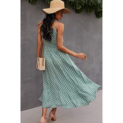 Women's Bohemian Inspired Polka Dot Summer Sundress - Image 3