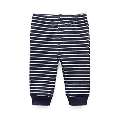 Cozy Cotton Pants for Newborns - Unisex, 4-Pack - Image 5