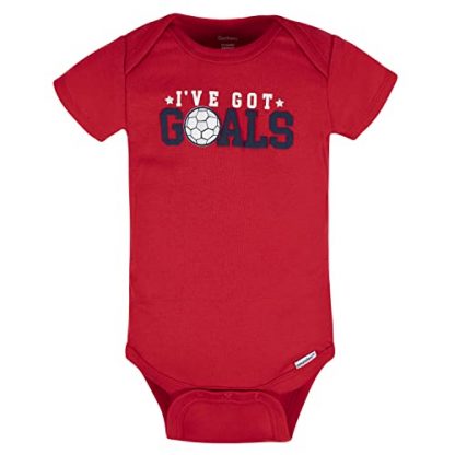 8-Pack Short Sleeve Baby Bodysuits in Sporty Colors - Image 4