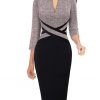 Pink Tweed+black