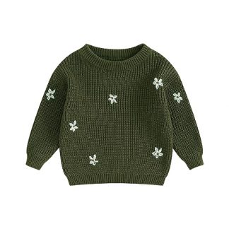 Cozy Knitted Pullover Sweater for Babies