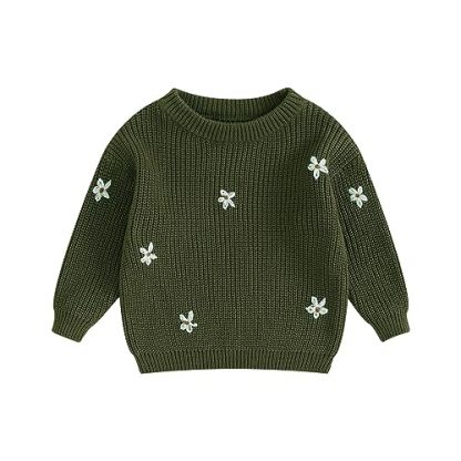 Cozy Knitted Pullover Sweater for Babies