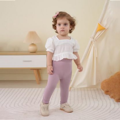Cozy Cotton Blend Toddler Pants - Pack of 5 - Image 2