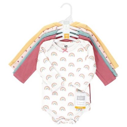 Cozy and Comfy Unisex Thermal Long Sleeve Bodysuits with Snowflake Design - Image 2