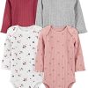 Dusty Pink/Grey/Light Burgundy/White Floral