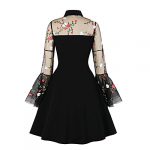 Classic Polka Dot Retro Swing Dress for Women - Image 2