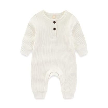 Cozy 3-Pack Newborn One-Piece Rompers with Mitten Cuffs - Image 2