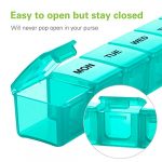Extra Large Weekly Pill Organizer Duo Pack for Travel - Image 3
