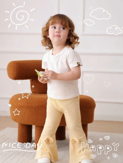 Petite Chic Baby Girl Flare Leggings - 3 Pack - Image 7