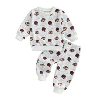 Little Champ Football-Themed Toddler Outfit Set