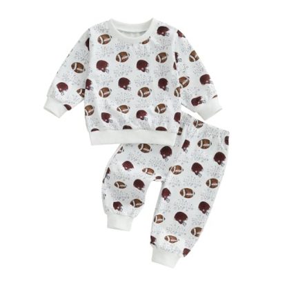 Little Champ Football-Themed Toddler Outfit Set