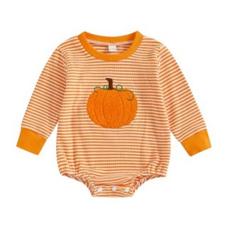 Adorable Autumn-Themed Romper for Infants