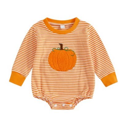 Adorable Autumn-Themed Romper for Infants
