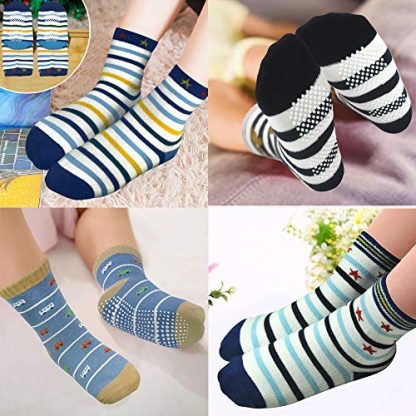 Comfy Children's Non-Slip Cotton Socks - 12 Pairs - Image 4