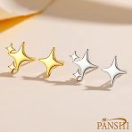 Romantic Starlight Sterling Silver Stud Earrings - Image 6