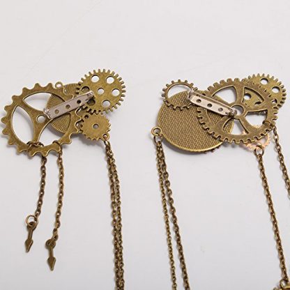 Unisex Steampunk-Inspired Brooch Lapel Pin - Image 2