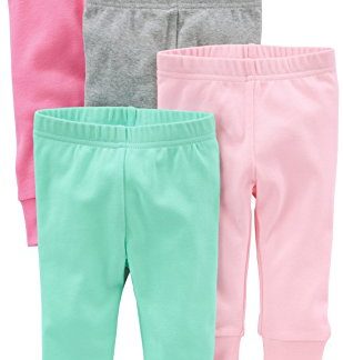 Four-Pack Playful Baby Girl Pants