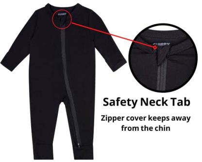 Comfy & Cozy Baby Pajamas with Mitten Cuffs and 2-Way Zipper - 3-Piece Set - Image 4