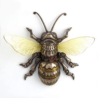 Antique Bronze Steampunk Bumblebee Wall Art Sculpture