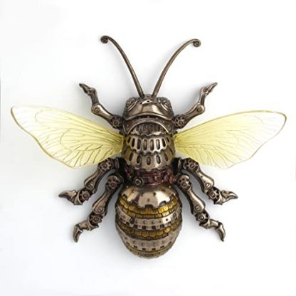 Antique Bronze Steampunk Bumblebee Wall Art Sculpture