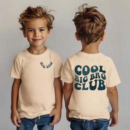 "Big Bro Club" Toddler T-Shirt: Celebrating the New Big Brother - Image 2