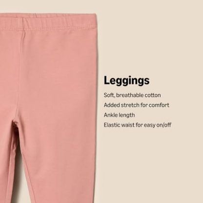 Adorable Baby Girl's Essential Leggings - Image 2