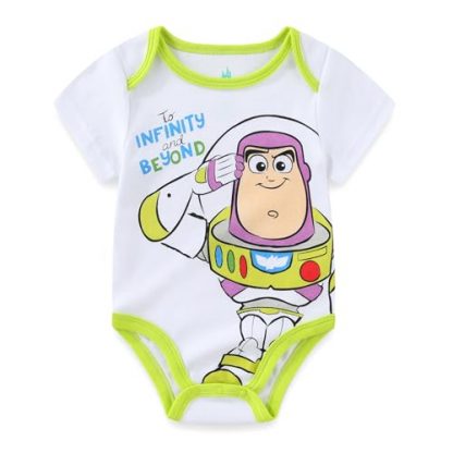 Animated Adventure Themed 3-Pack Bodysuits for Baby Boys - Image 3
