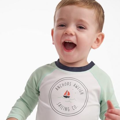 "2-Piece Later Gator Rash Guard & Swim Trunks Set for Baby & Toddler Boys" - Image 5