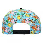 Youth Light Blue Snapback Cap with Animated Characters - Image 5